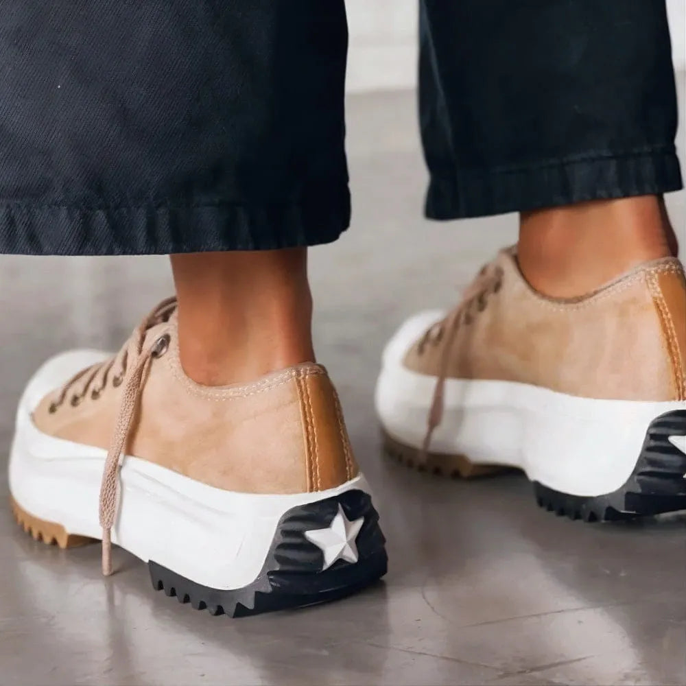 Women's Comfortable Platform Sneakers with Versatile Design
