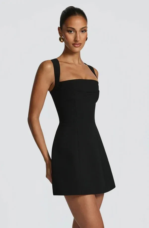 Women's Corset Flared Mini Dress