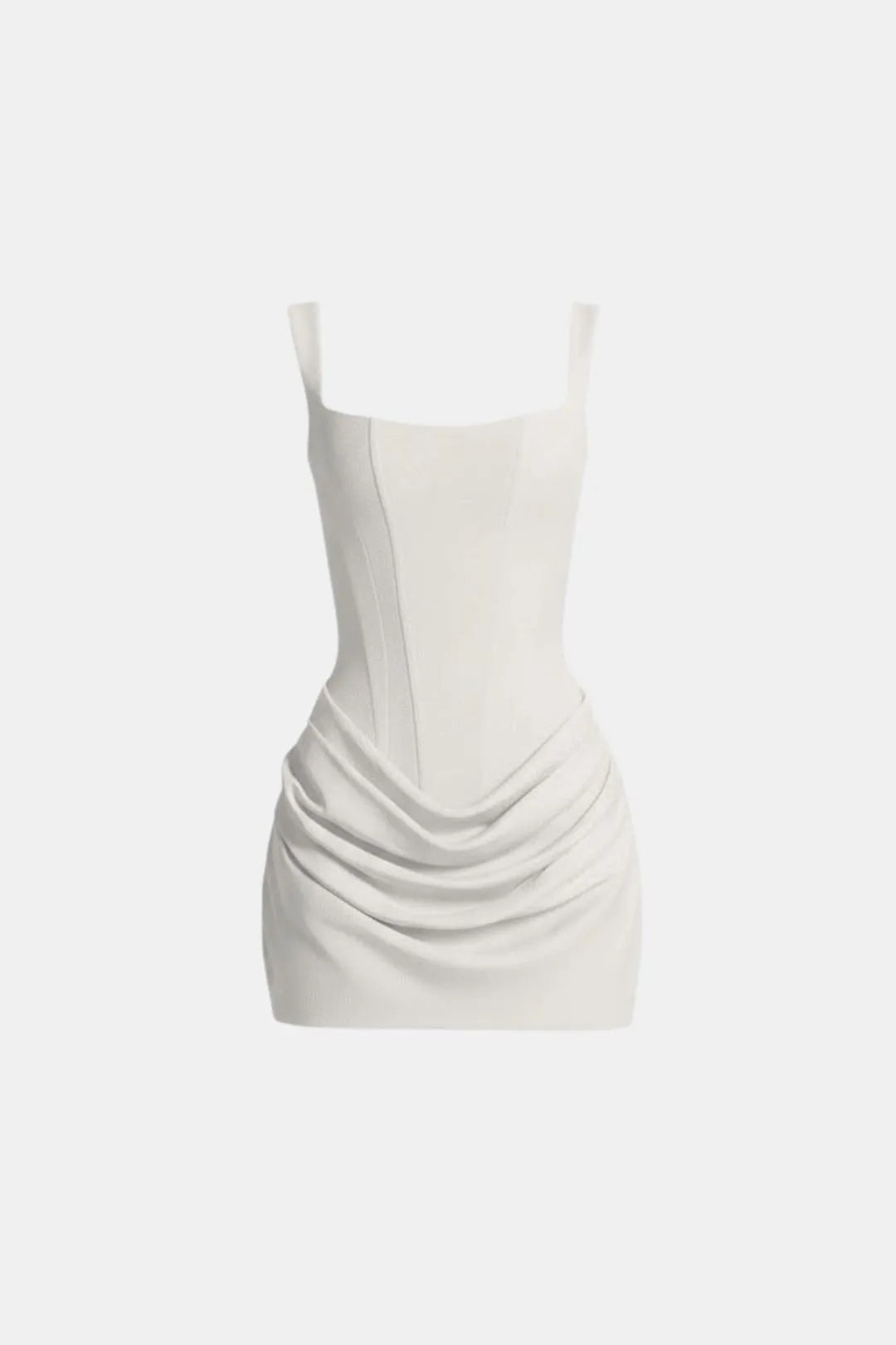 Women's Corset Mini Dress with Lace-Up Back