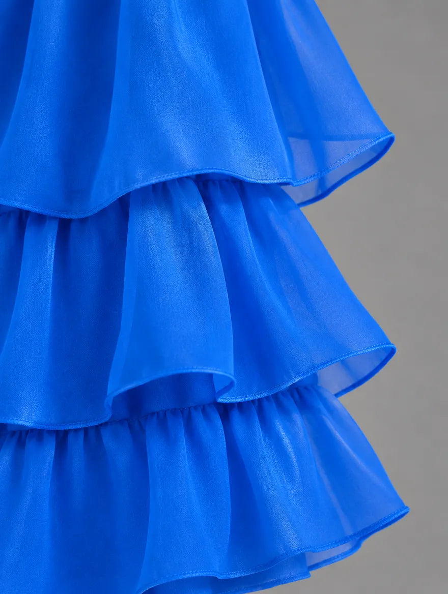 Women's Elegant Flowy Tiered Maxi Dress
