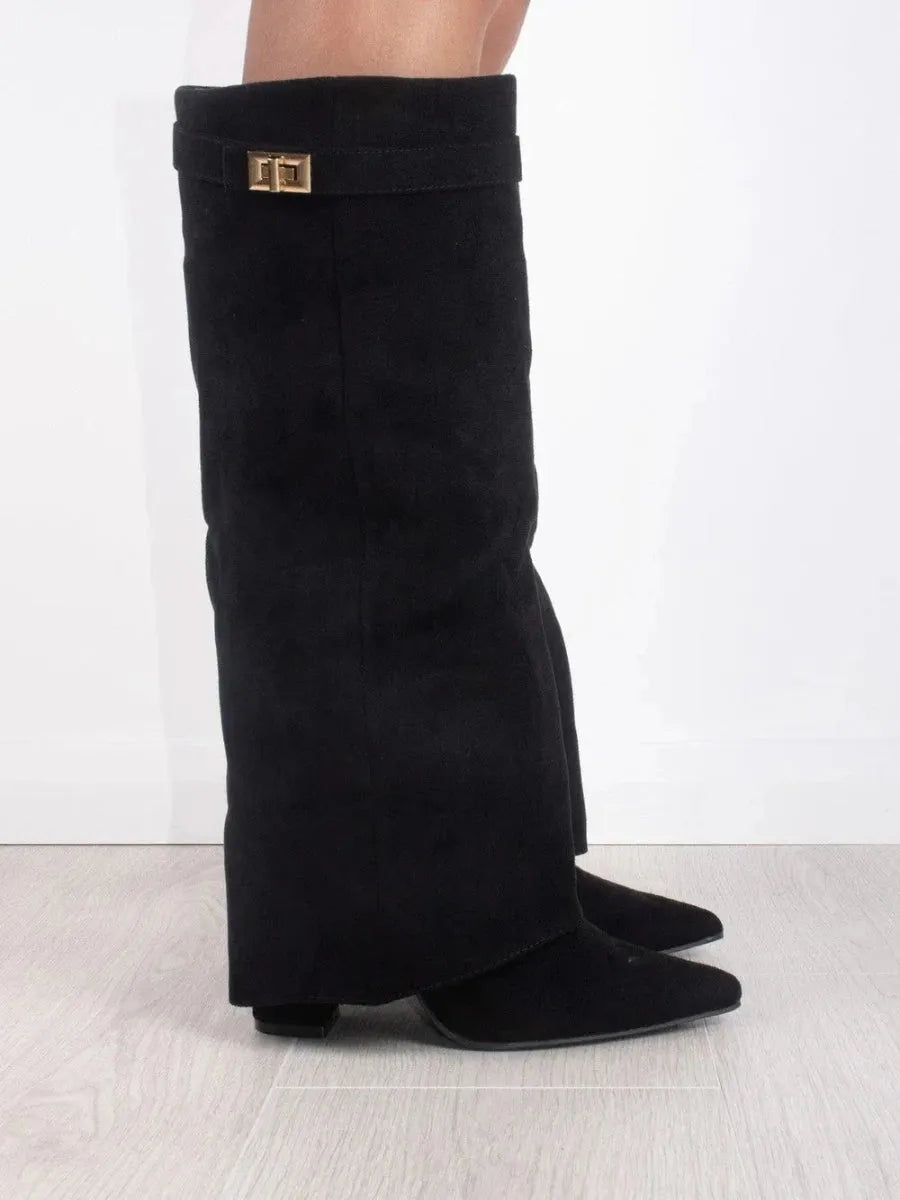 Women's Elegant High-Quality Shoes with Gold Details