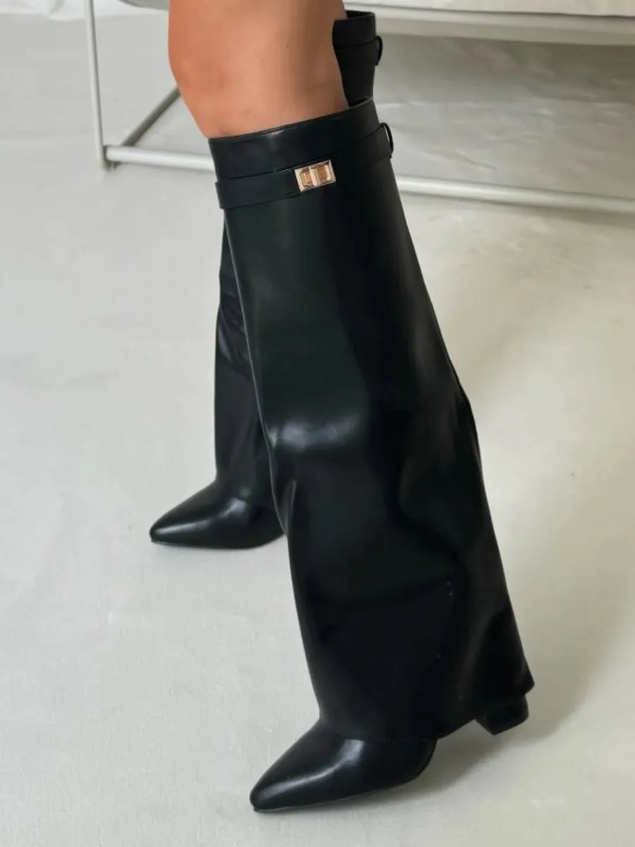 Women's Elegant High-Quality Shoes with Gold Details