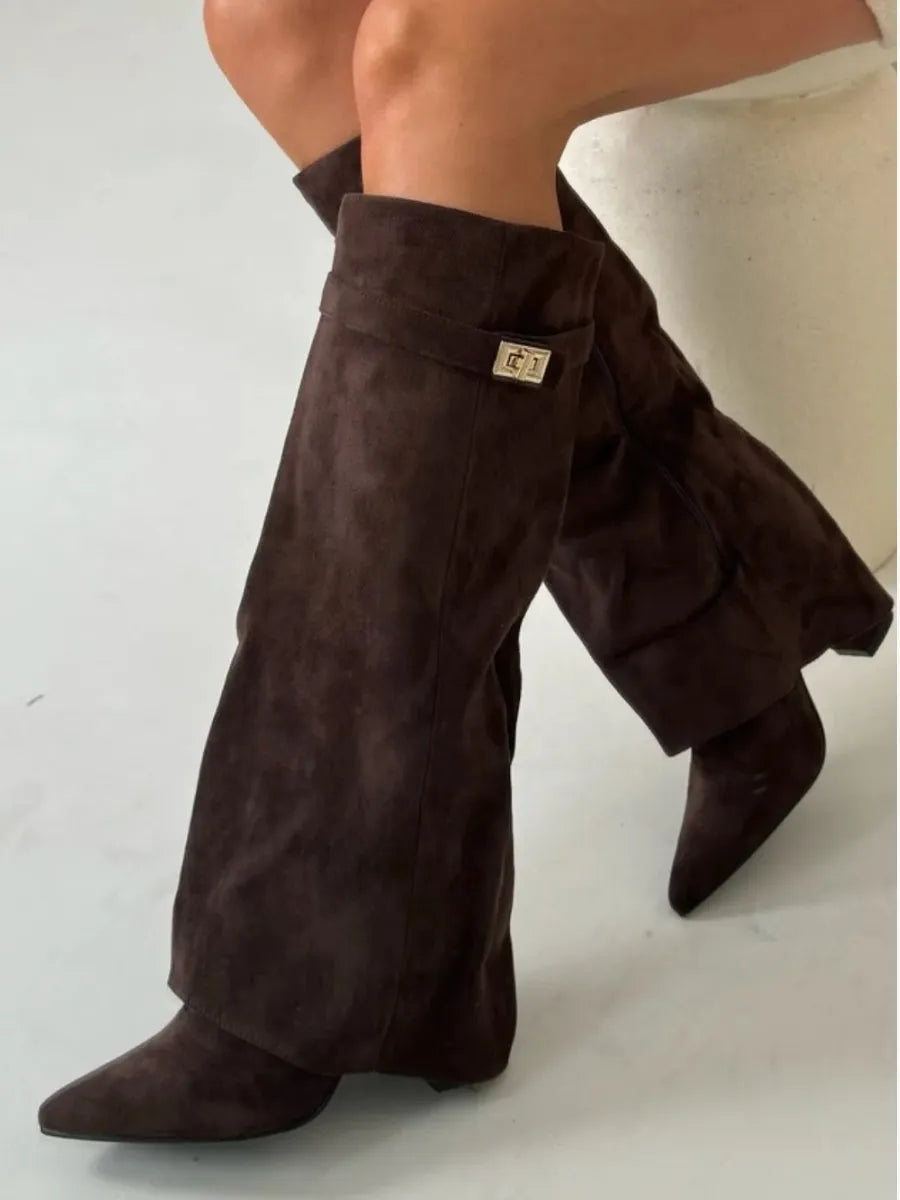 Women's Elegant High-Quality Shoes with Gold Details