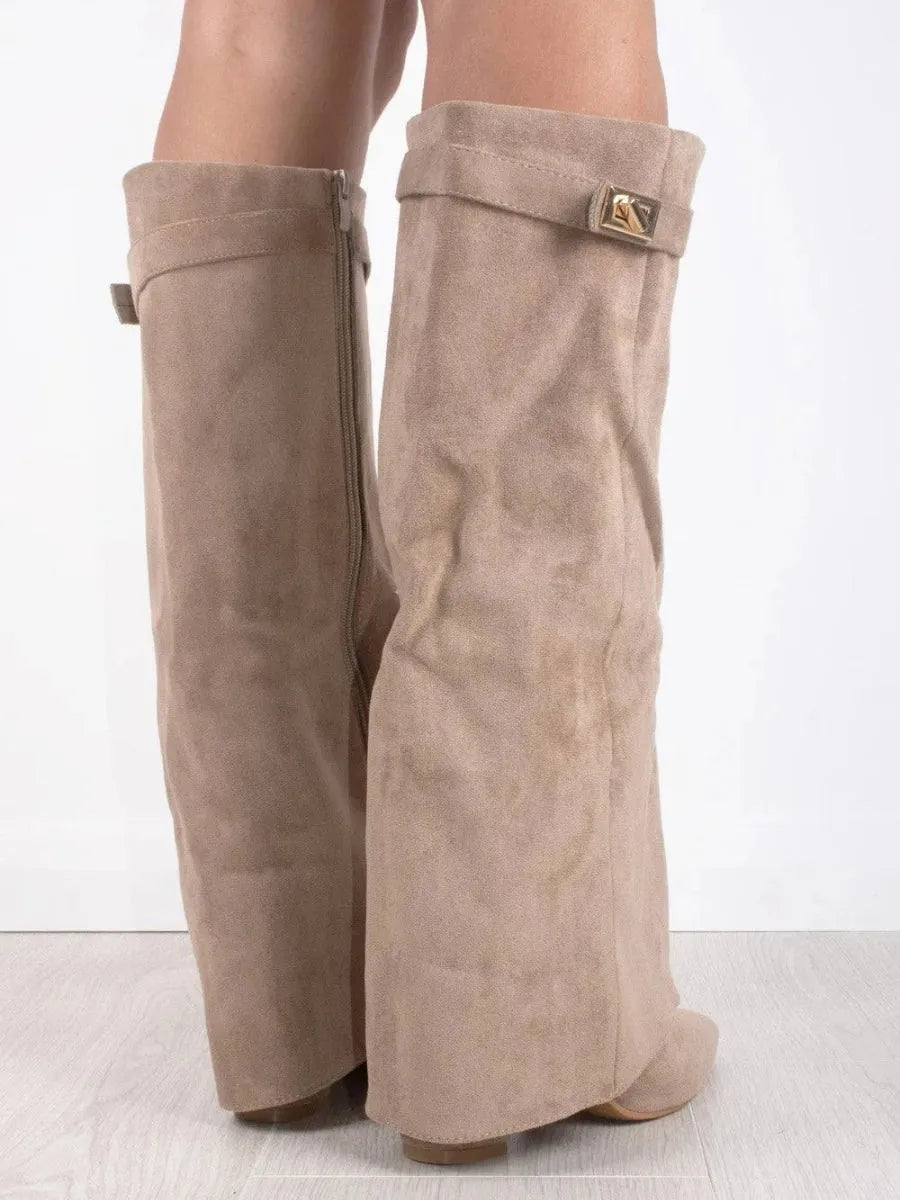 Women's Elegant High-Quality Shoes with Gold Details