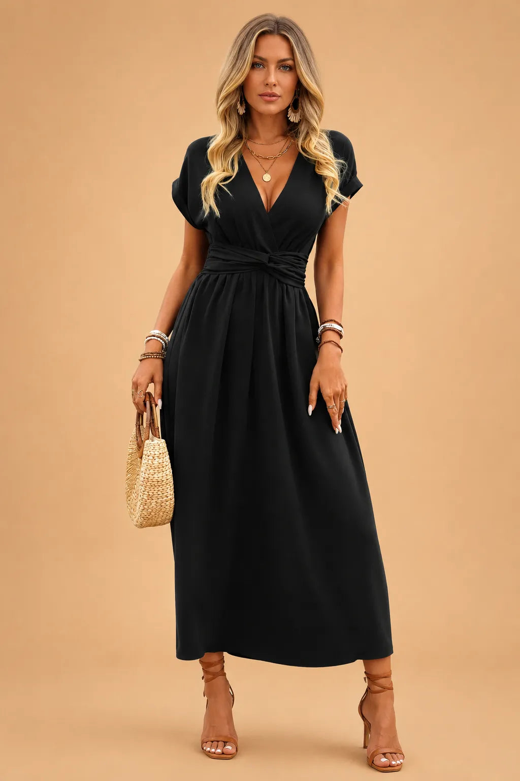 Women's Elegant Summer Dress with Breathable Fabric
