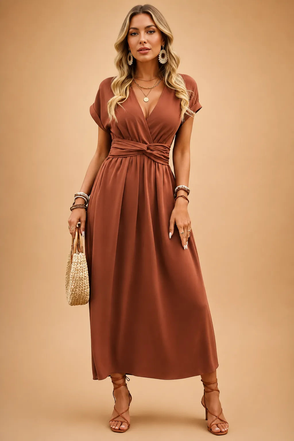 Women's Elegant Summer Dress with Breathable Fabric