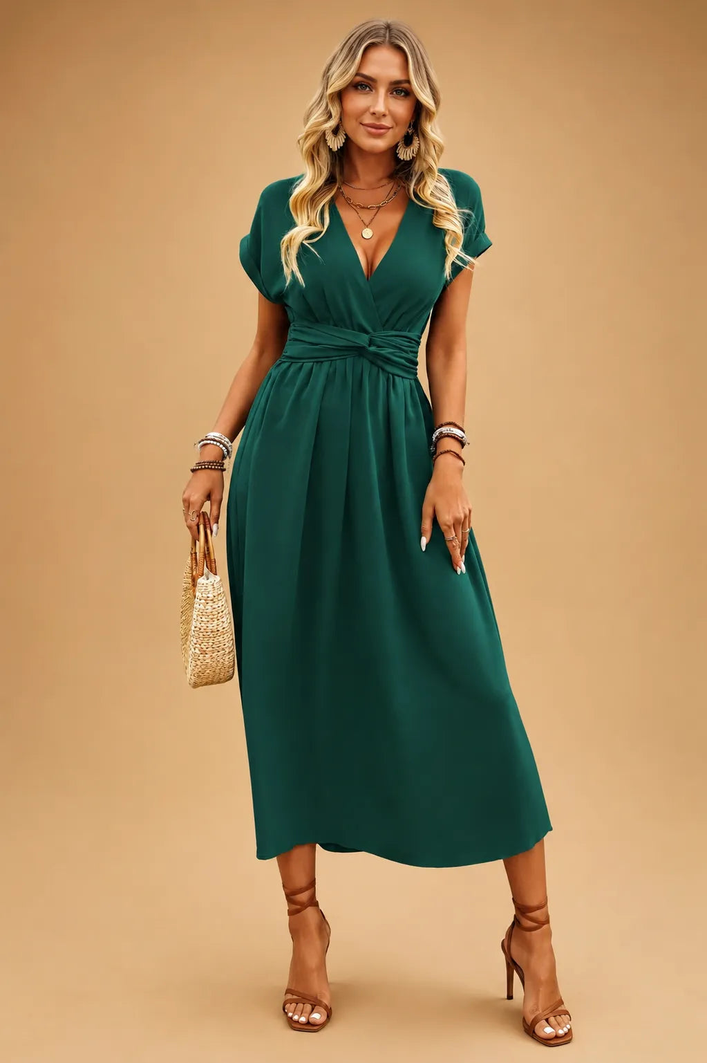 Women's Elegant Summer Dress with Breathable Fabric