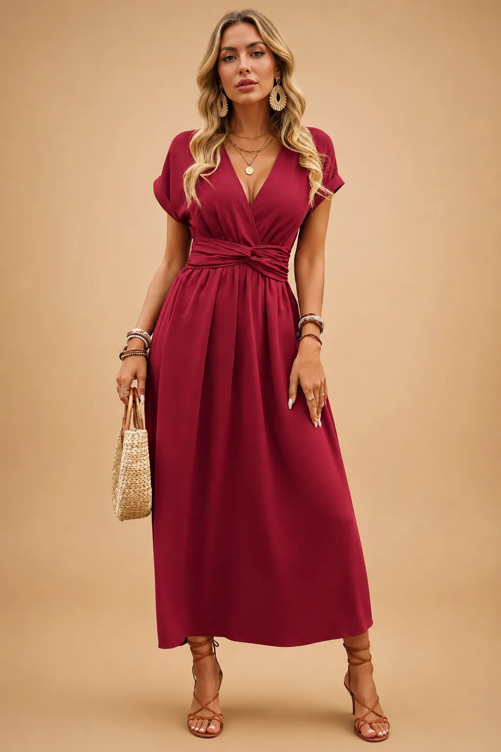 Women's Elegant Summer Dress with Breathable Fabric
