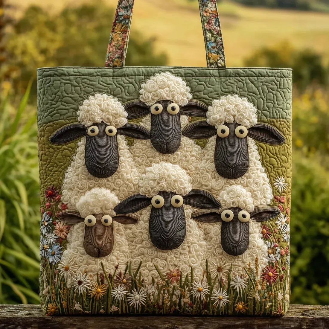 Women's Handmade Soft Quilted Tote Bag