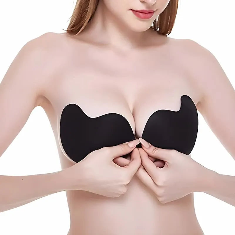 Women's Invisible Adhesive Lifting Bra with Front Buckle