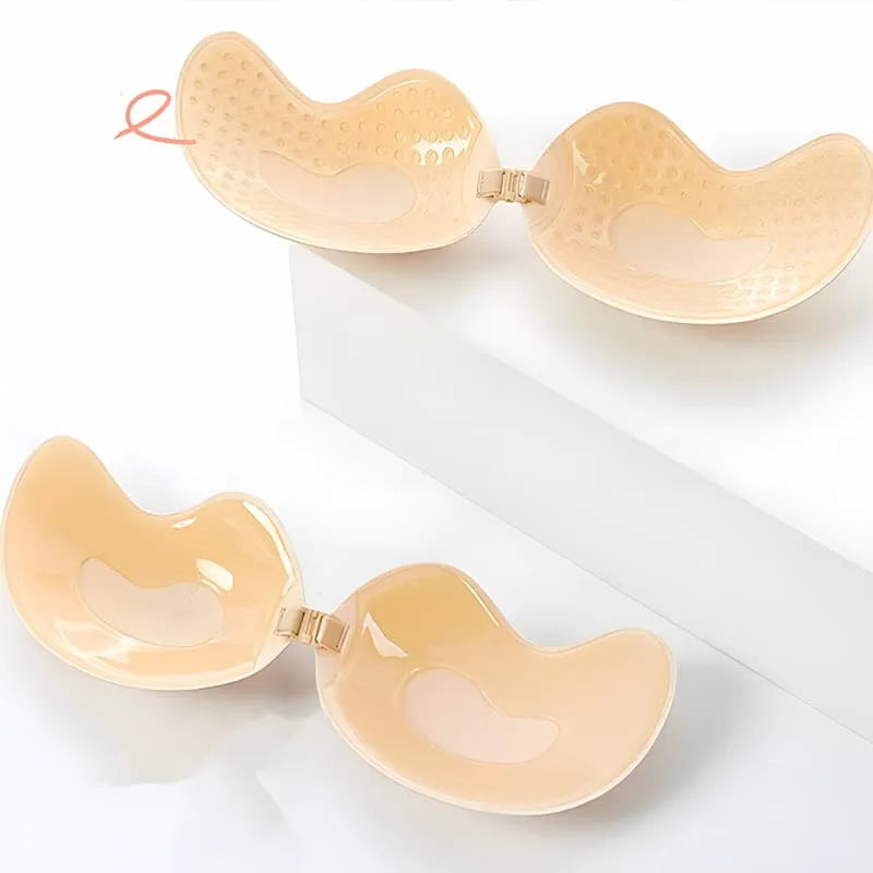 Women's Invisible Adhesive Lifting Bra with Front Buckle