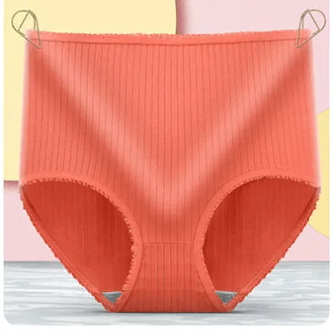 Women's Leakproof Ribbed Panties 3-Pack with Breathable Comfort
