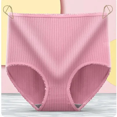 Women's Leakproof Ribbed Panties 3-Pack with Breathable Comfort