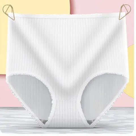 Women's Leakproof Ribbed Panties 3-Pack with Breathable Comfort