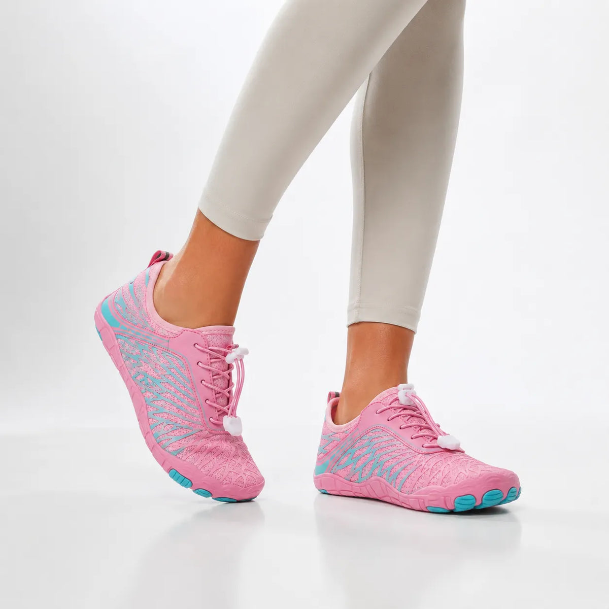 Women's Lightweight Breathable Barefoot Shoes with Wide Toe Box