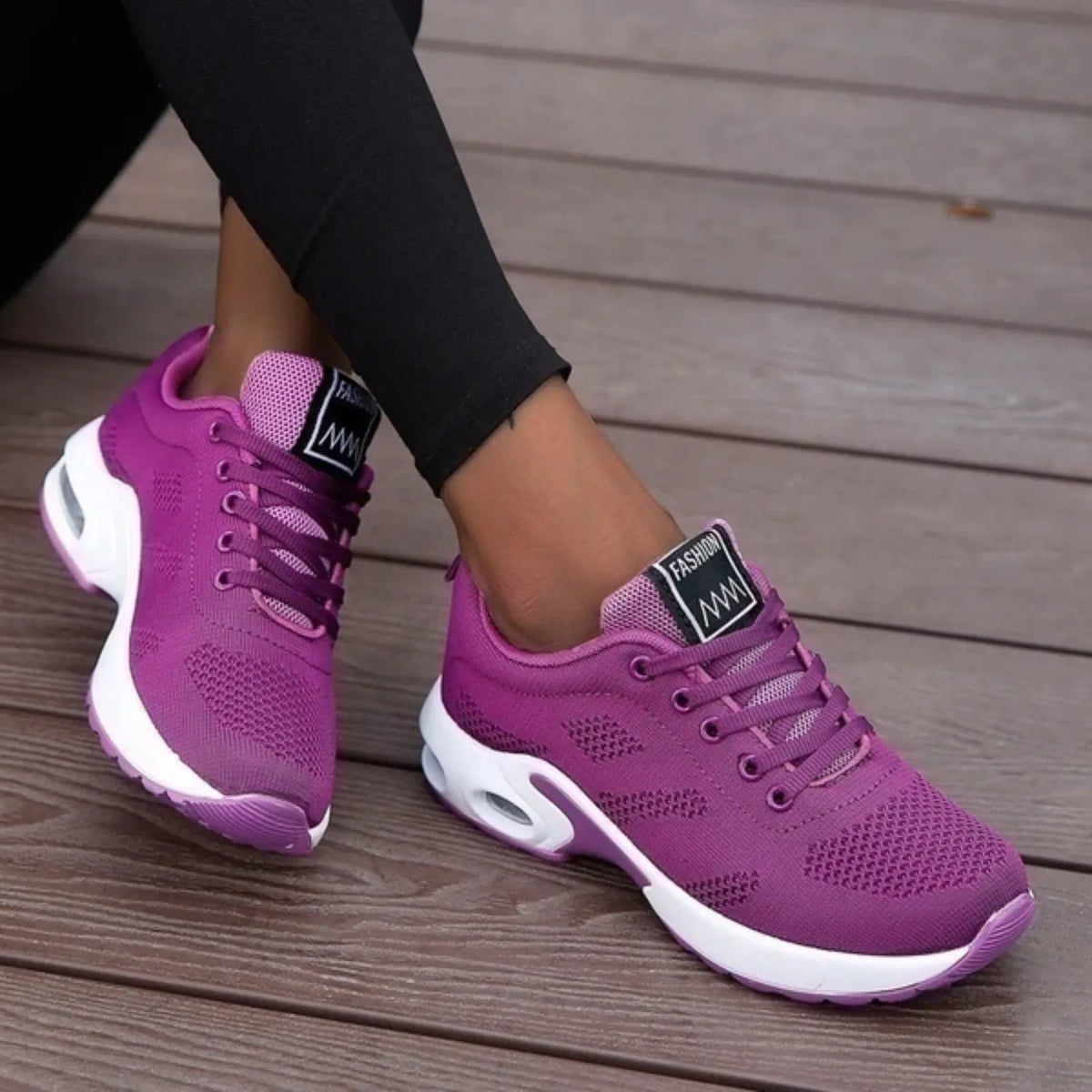 Women's Lightweight Breathable Mesh Sneakers with Cushioned Sole
