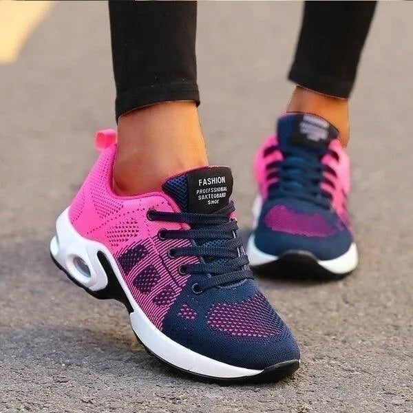 Women's Lightweight Walking Shoes with Elastic Strap