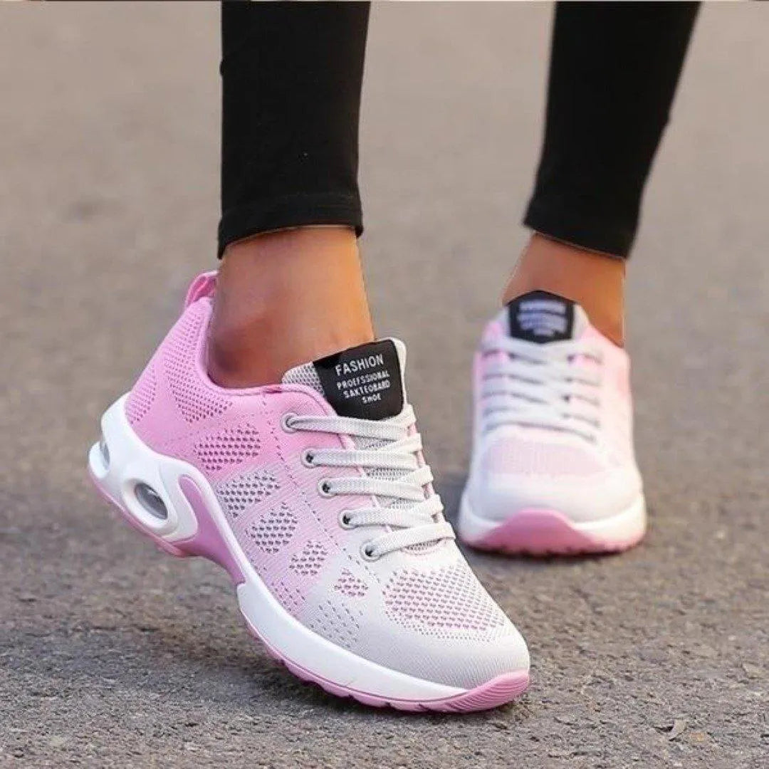 Women's Lightweight Walking Shoes with Elastic Strap