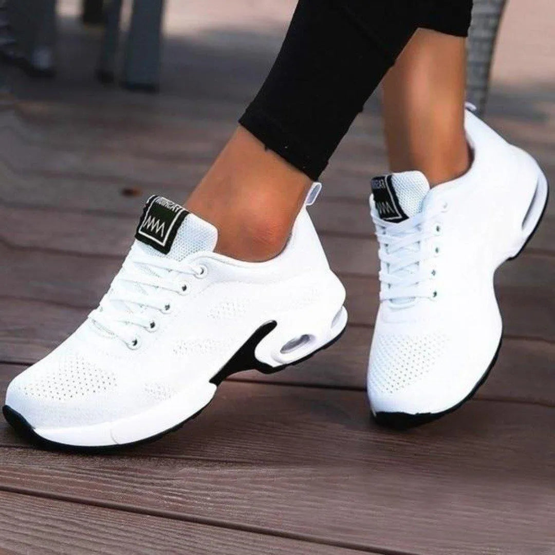 Women's Lightweight Walking Shoes with Elastic Strap