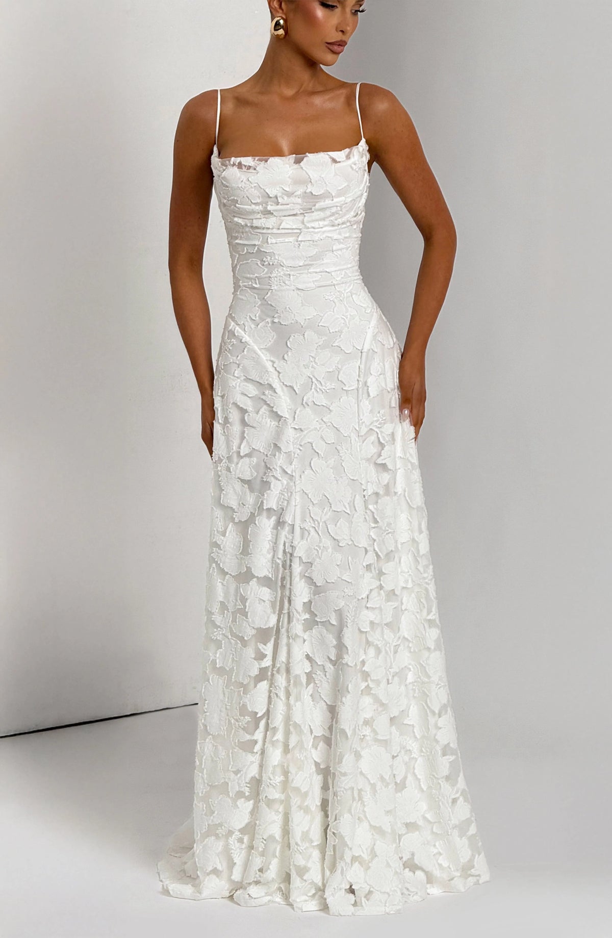Women's Plaid Voile Dress with Lace-Up Back