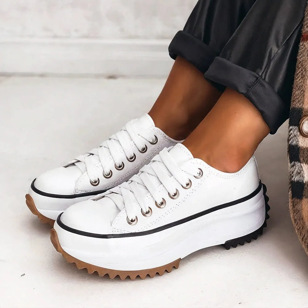 Women's Platform Sneakers with Cushioned Sole