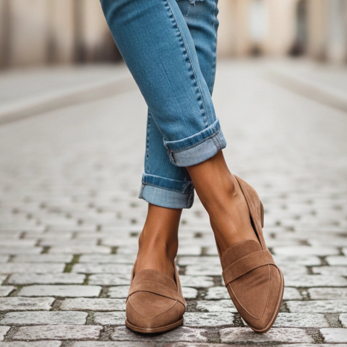 Women's Pointed Toe Classic Flat Loafers