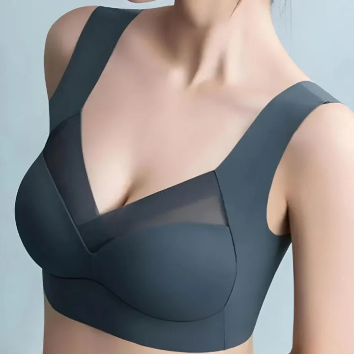 Women's Seamless Strapless Bra with Breathable Fabric