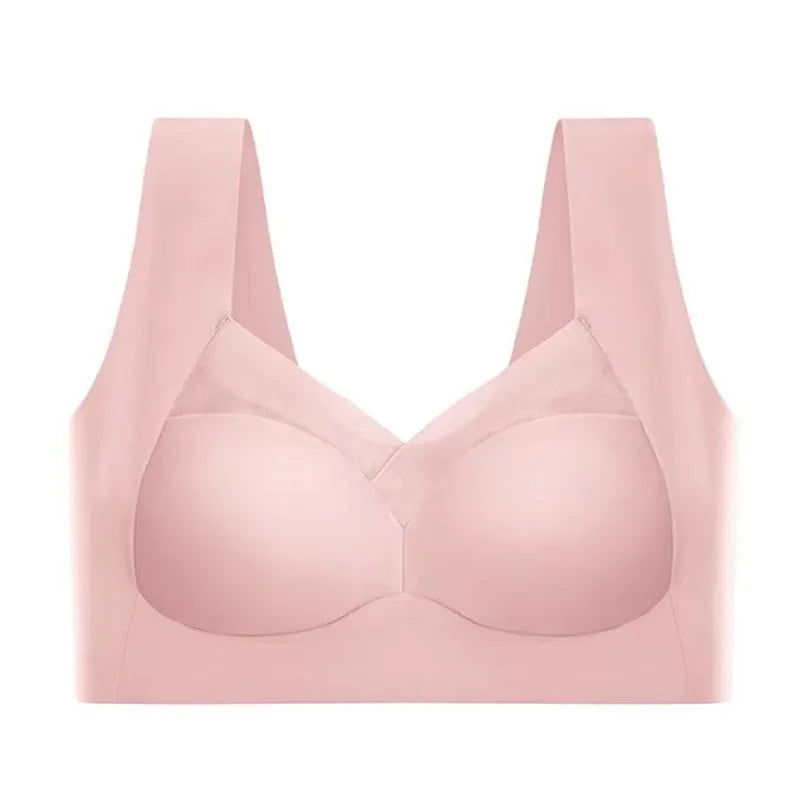 Women's Seamless Wirefree Bra with Breathable Support