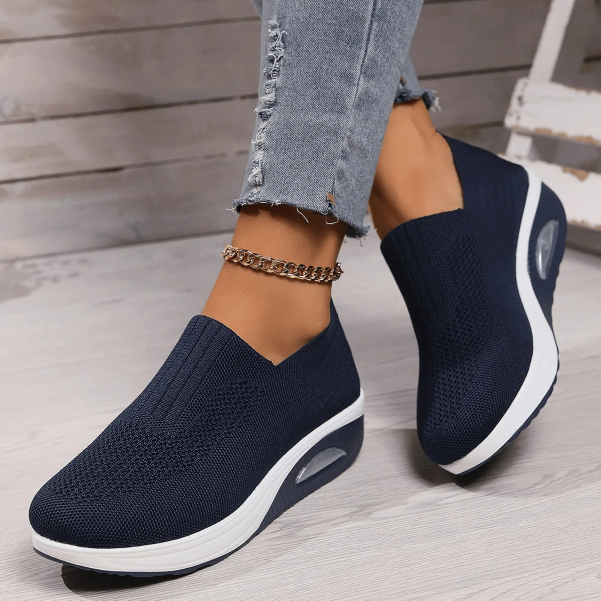 Women's Slip-On Breathable Lightweight Sneakers