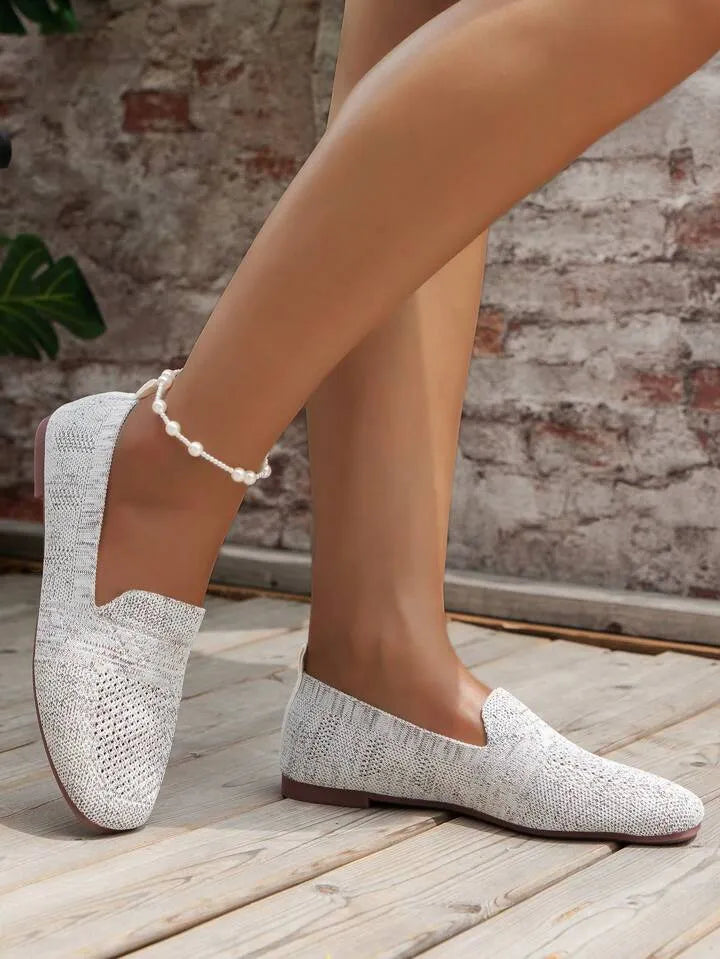 Women's Slip-On Mesh Sneakers with Cushioned Insole