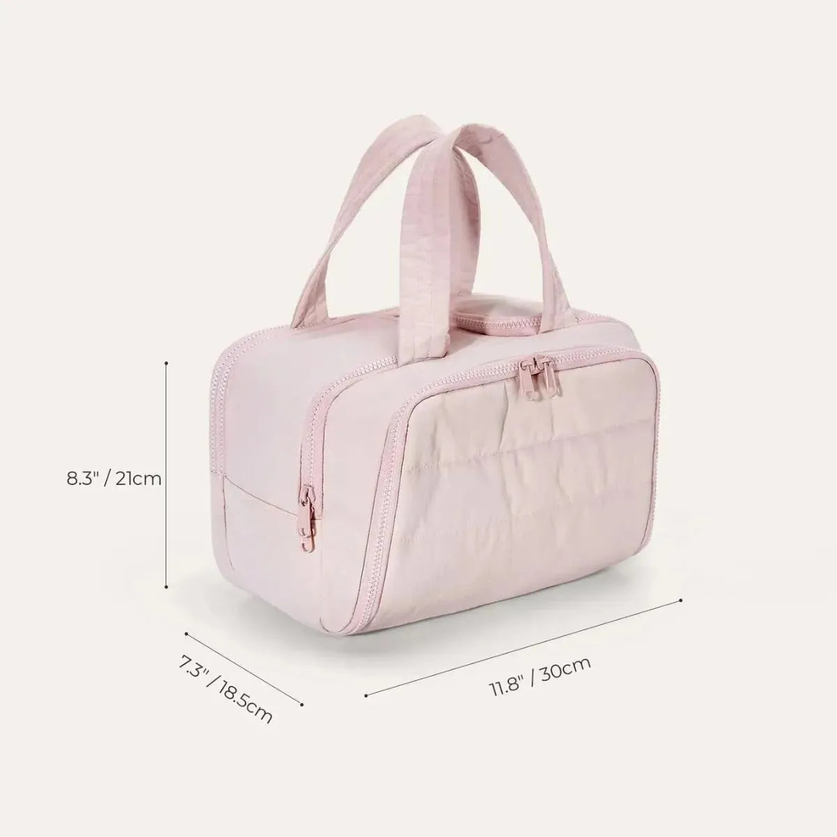 Women's Smart Travel Toiletry Bag with Waterproof Compartments
