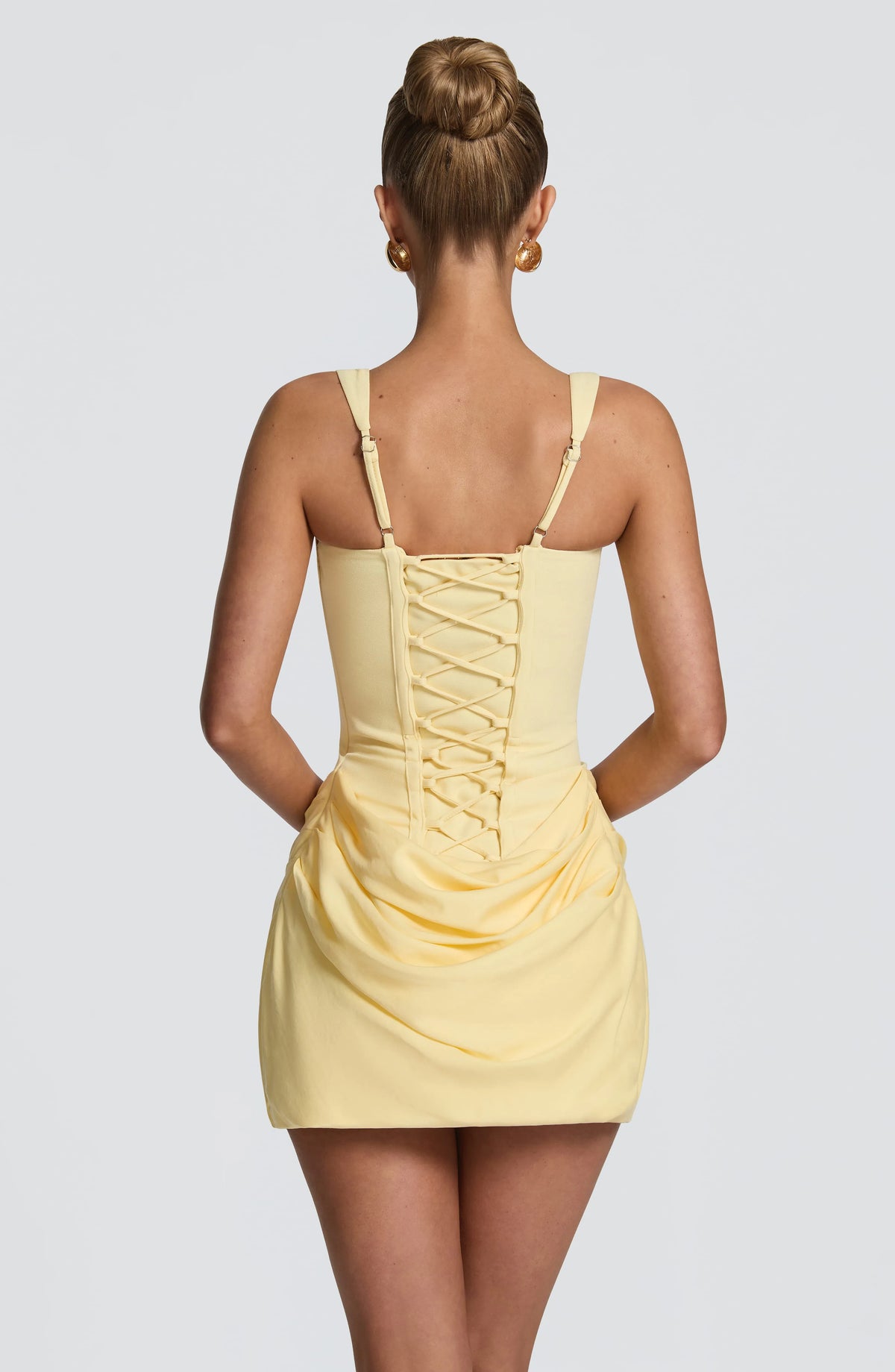 Women's Square-Neck Bodycon Mini Dress