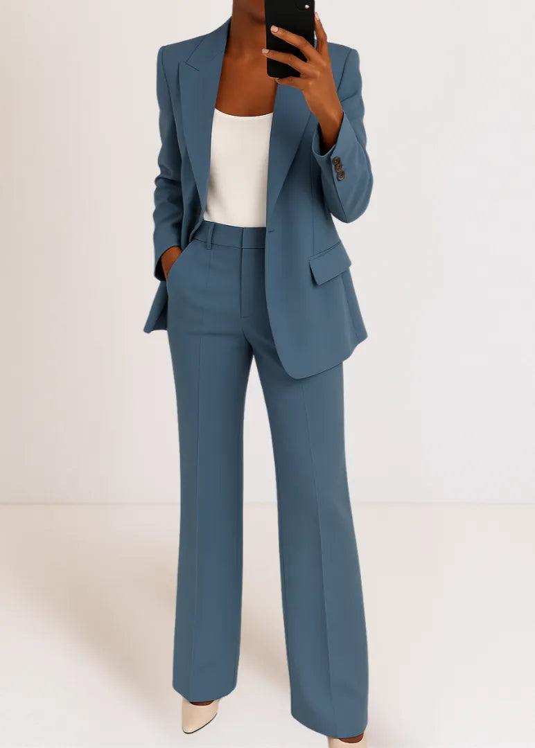 Women's Tailored Blazer and Pants Lounge Set