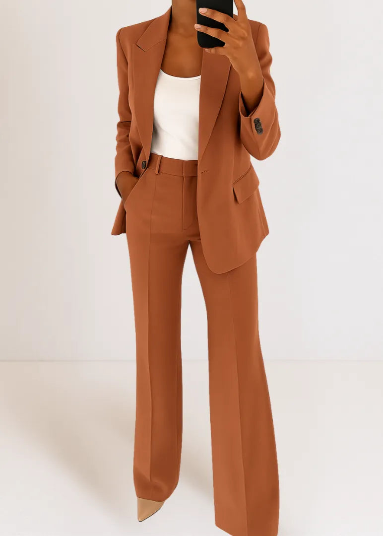 Women's Tailored Blazer and Pants Lounge Set