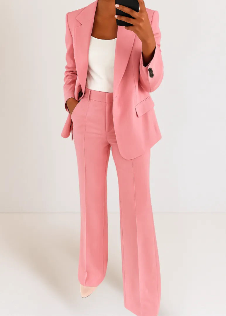Women's Tailored Blazer and Pants Lounge Set