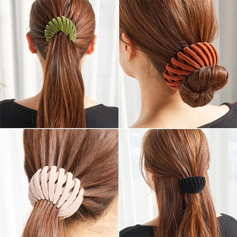 Women's Twist-and-Snap Hair Clip for Secure Hold