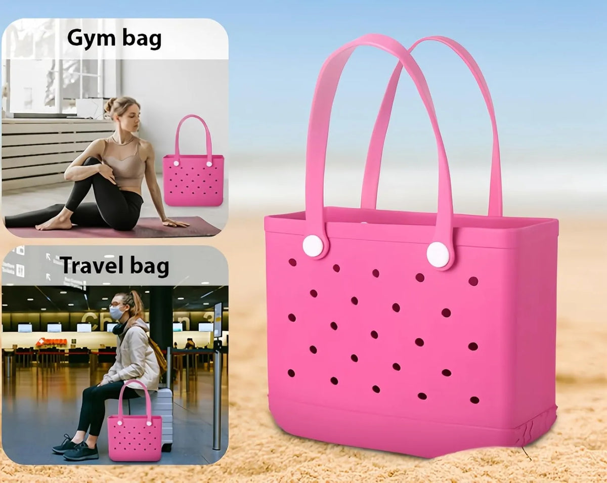Women's Washable EVA Beach Bag in Size L