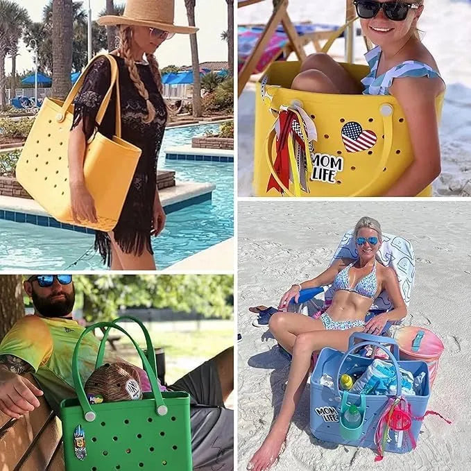 Women's Washable EVA Beach Bag in Size L