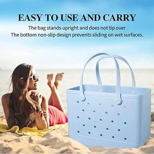 Women's Washable EVA Beach Bag in Size L