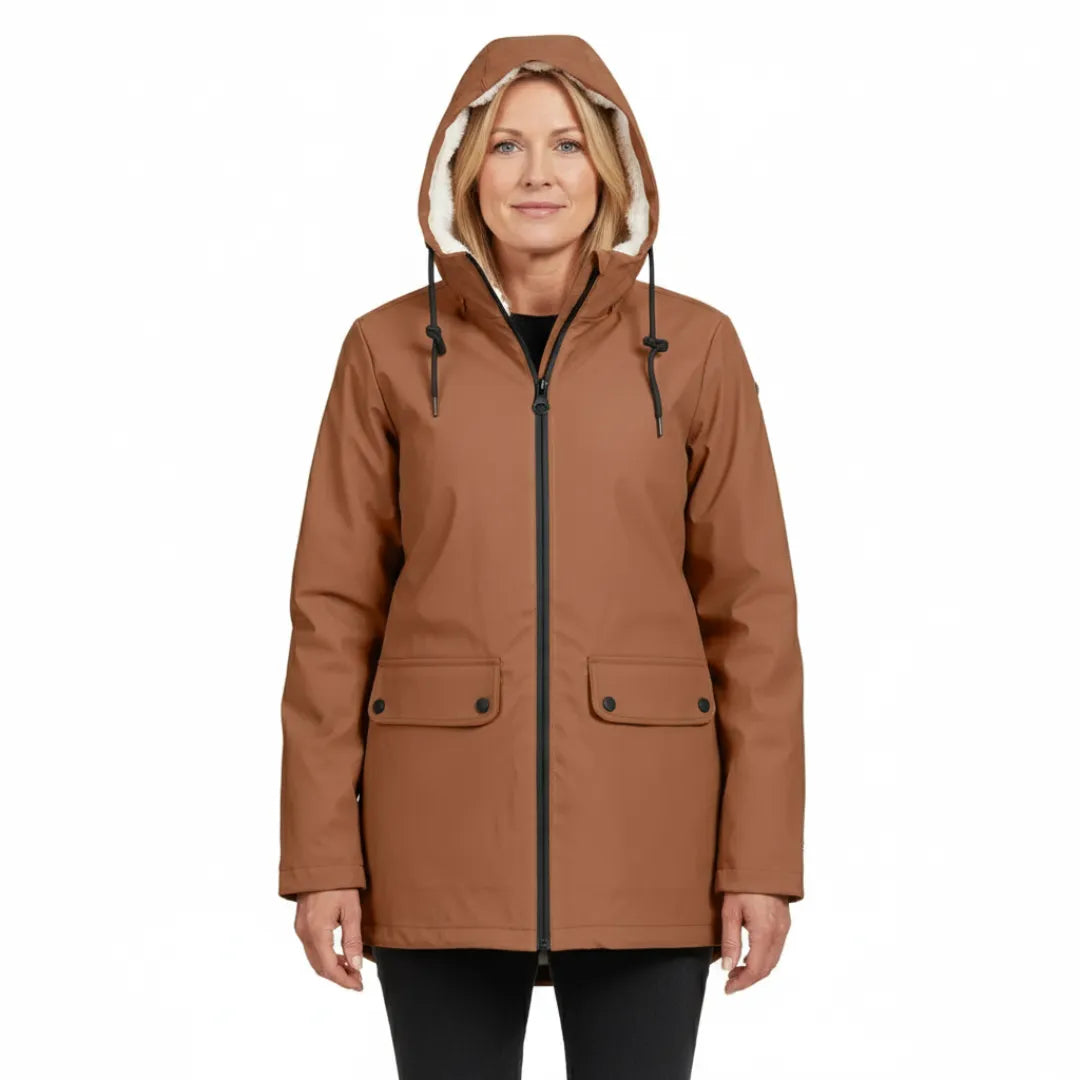 Women's Waterproof Fleece Lined Jacket with Hood