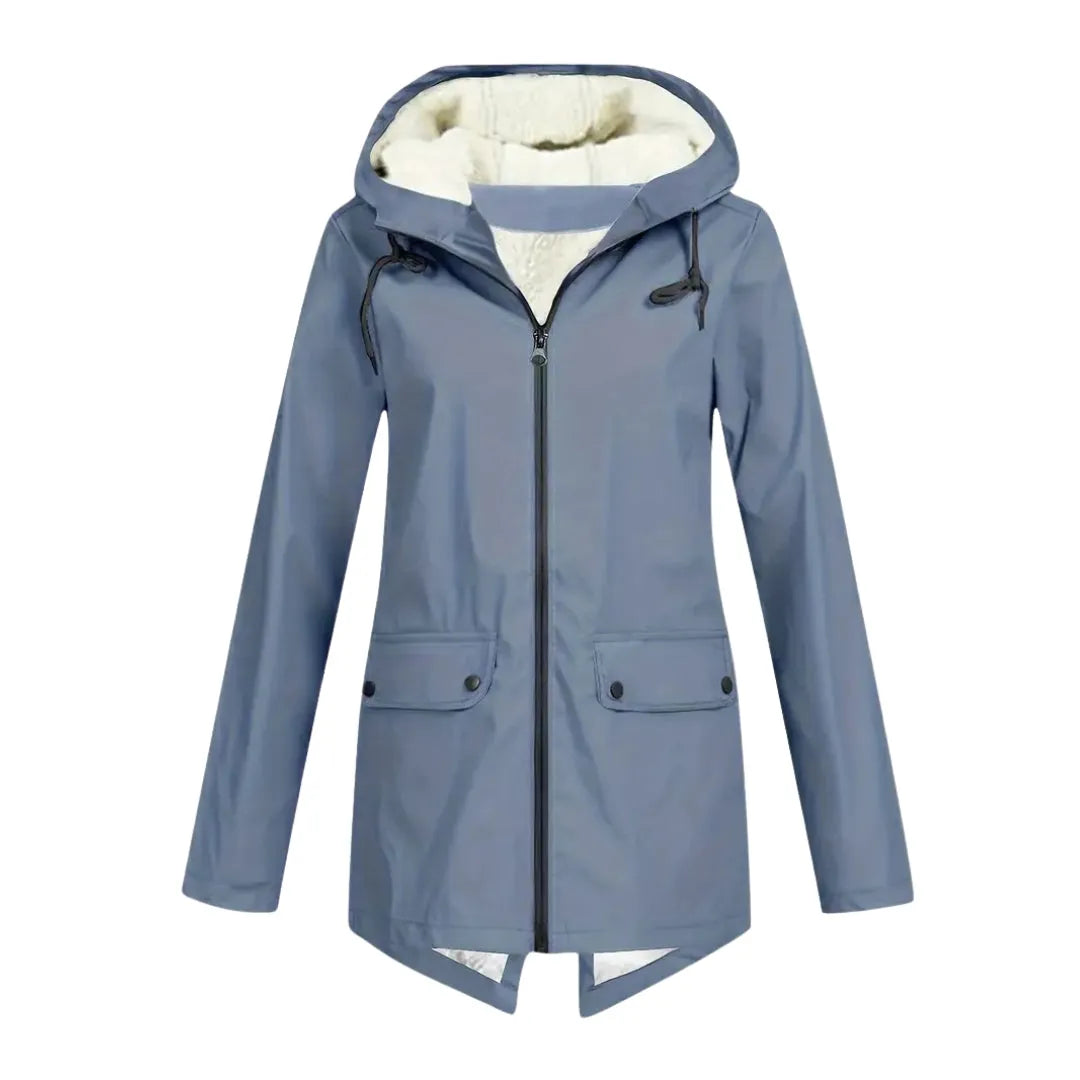Women's Waterproof Fleece Lined Jacket with Hood