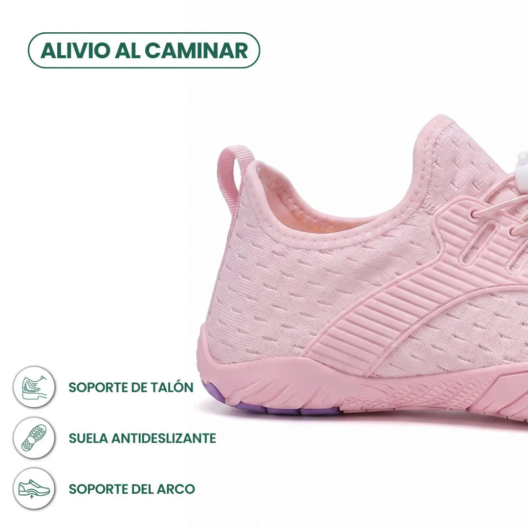 Women's Wide Toe Box Barefoot Sneakers with Flexible Sole