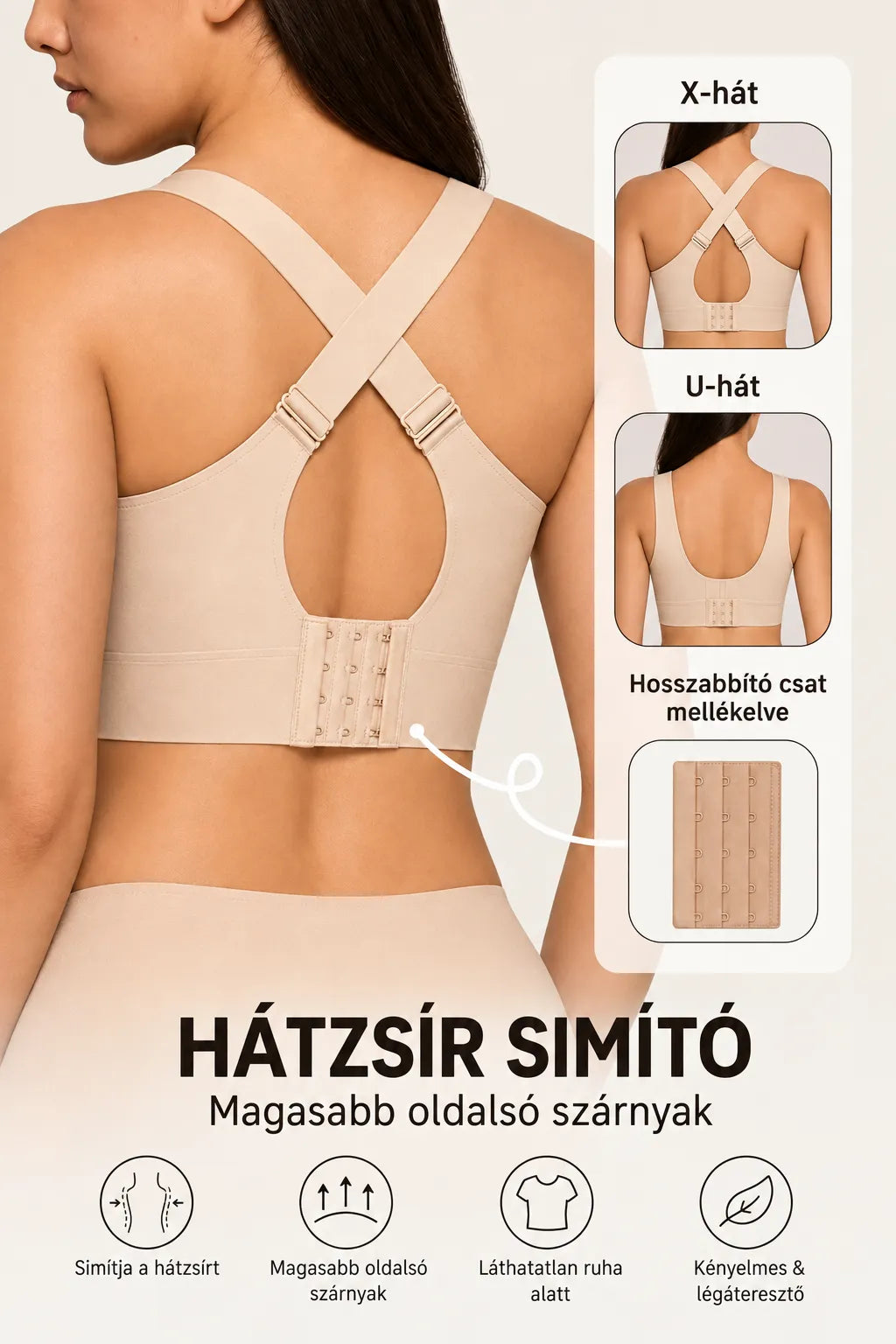Women's Wire-Free Jelly Bra with Full Coverage