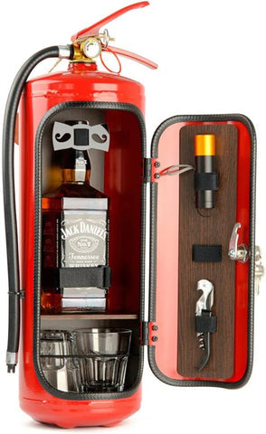 ExtinguBar - Abschließbarer Likörschrank in Feuerlöscherform