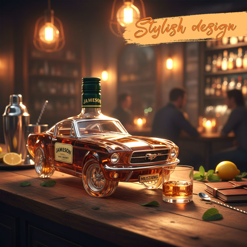 AutoDecant - Whisky-Dekanter in klassischer Autoform
