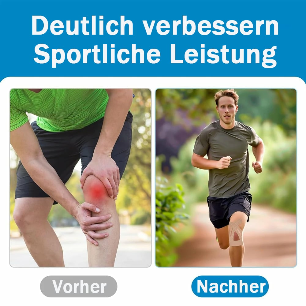 FlexiTape - Vorgeschnittenes kinesiologisches Knie-Tape