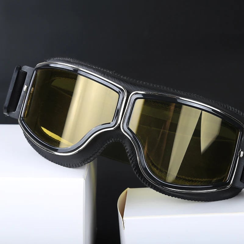 MotoVision - Motorradbrille im Vintage-Stil