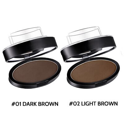Browzique - Verstellbares Augenbrauenstempel-Set mit Winkel