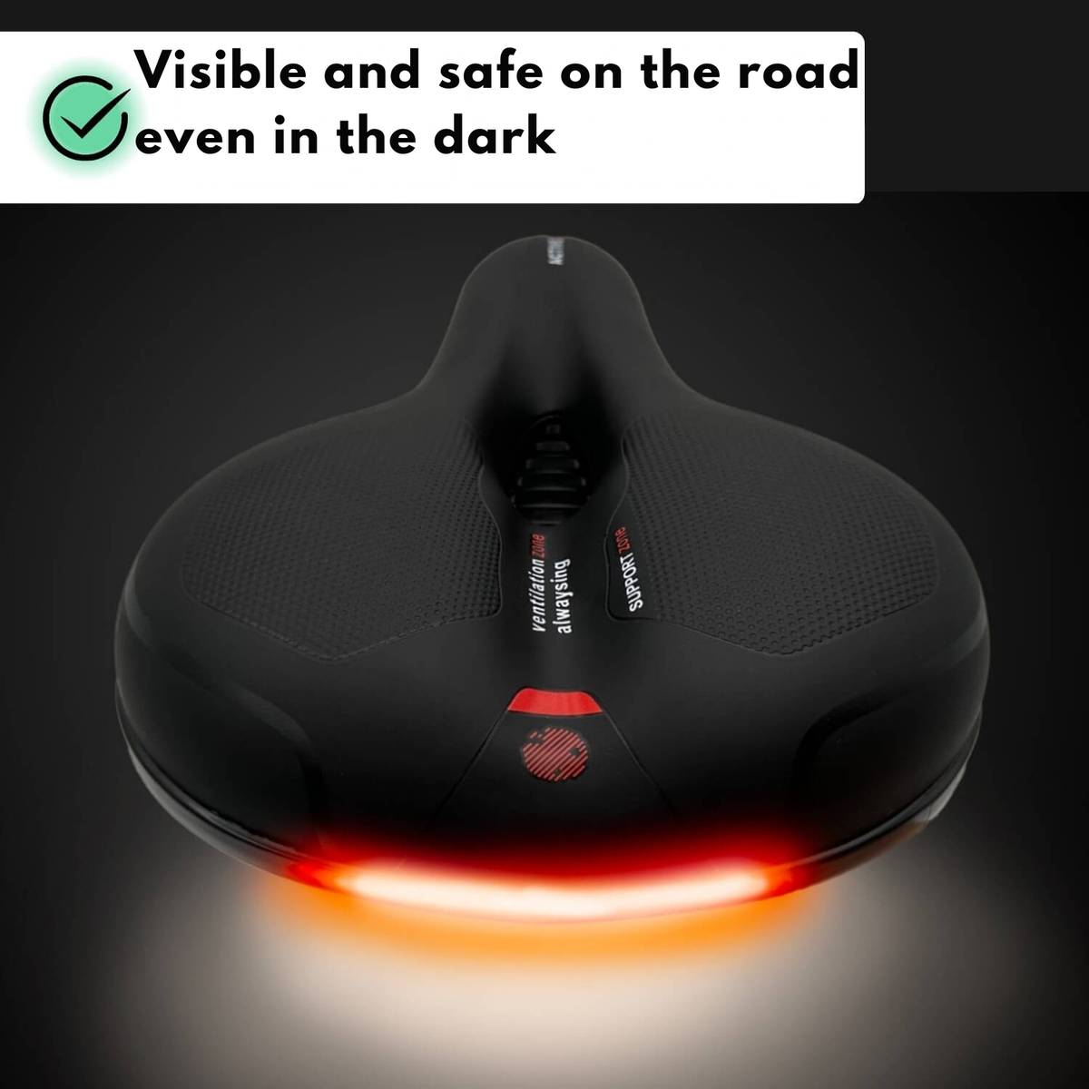 Ventyx - Ergonomischer, stoßabsorbierender Ersatz-Fahrradsattel