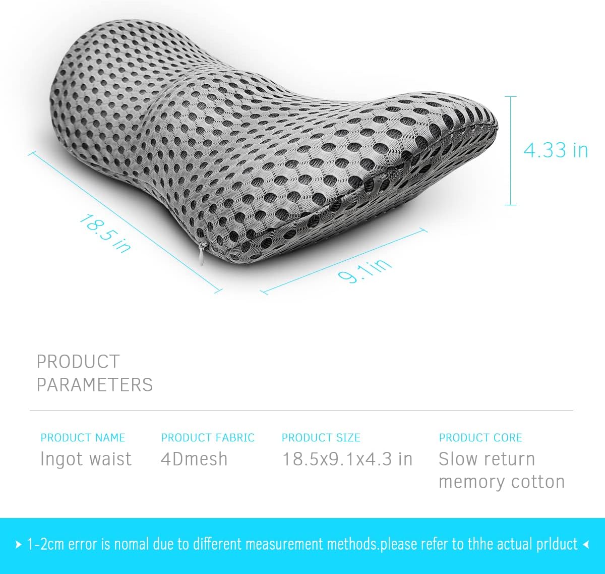 Zentro - Ergonomisches Lendenstützkissen